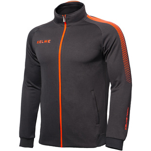 断码特价KELME卡尔美外套男足球服长袖训练服针织足球训练外套