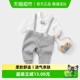 乖奇熊 男宝宝假两件连体衣绅士风春秋婴儿帅气哈衣爬服周岁礼服