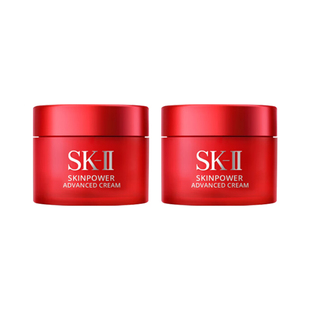 SK-II大红瓶面霜15ml*2瓶 旅行装护肤品sk2保湿skll