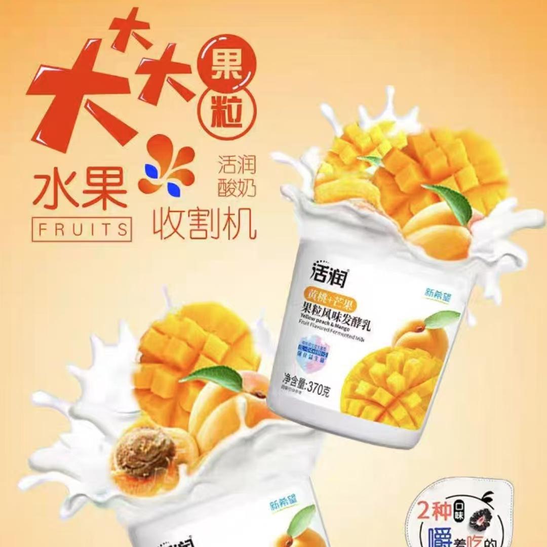 新希望活润草莓桑葚黄桃芒果大果粒酸奶聚餐郊游露营美味酸奶