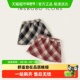 女宝衣服春季 INSbobo女童半身裙秋冬新款 儿童裙子复古格子裙童装