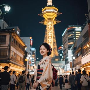 个签 含机票日本旅游东京大阪跟团游6天5晚不走回头路 超值纯玩