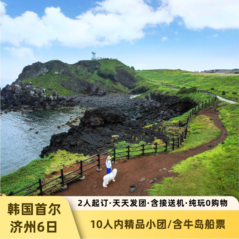 【落地小团】韩国首尔+济州岛6天5晚纯玩牛岛亲子暑假旅游