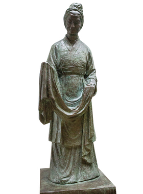 人物雕像城市广场玻璃钢大型仿铜