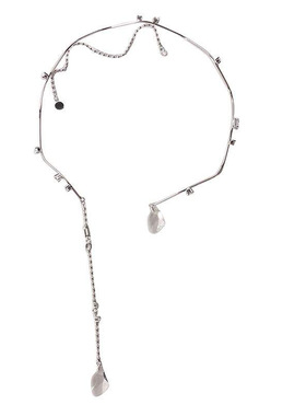 欧美挂耳式头饰品水钻两用项圈