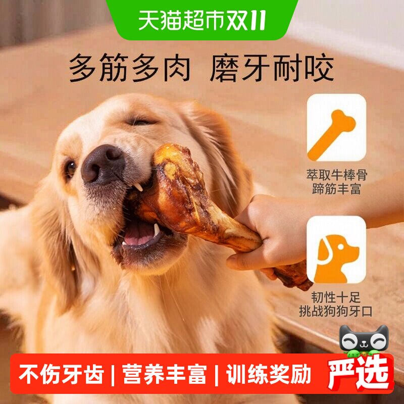 狗狗零食磨牙棒牛棒骨大型中型小型犬耐咬洁齿骨宠物磨牙用品