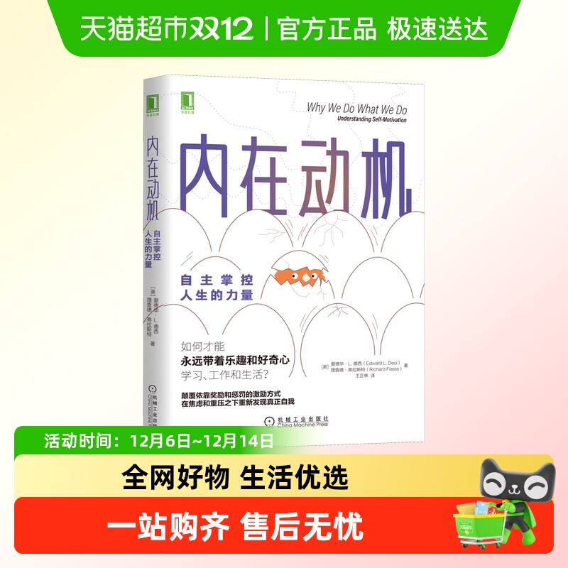 内在动机 自主掌控人生的力量 爱德华动机激励励志成功书