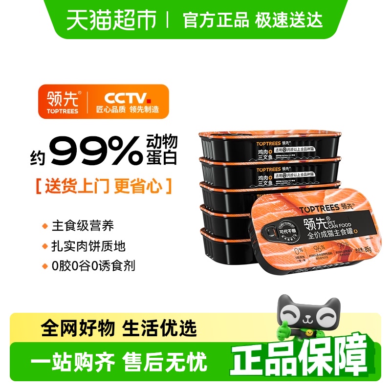 Toptrees领先成猫湿粮