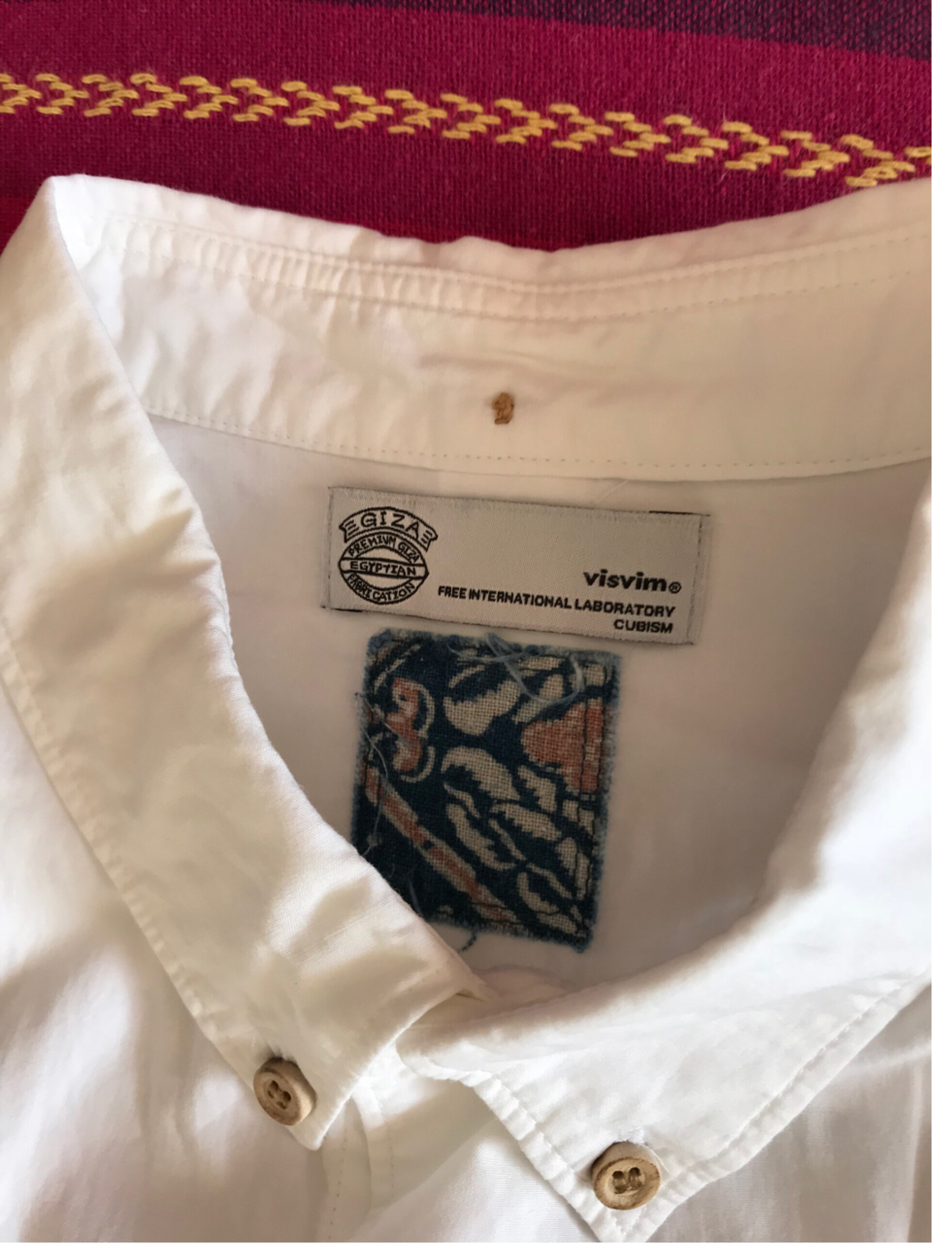 Visvim ICT Lungta Heart B.D. Shirt — back