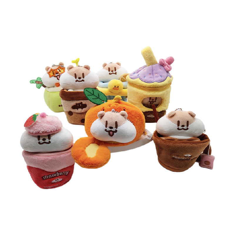 KKV奶茶鼠一周不重复毛绒盲盒