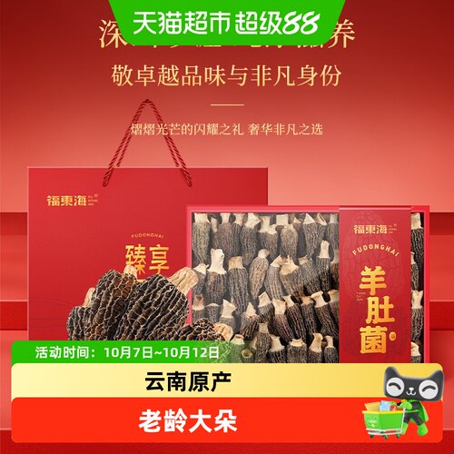 福东海羊肚菌菌龄短肉厚送礼