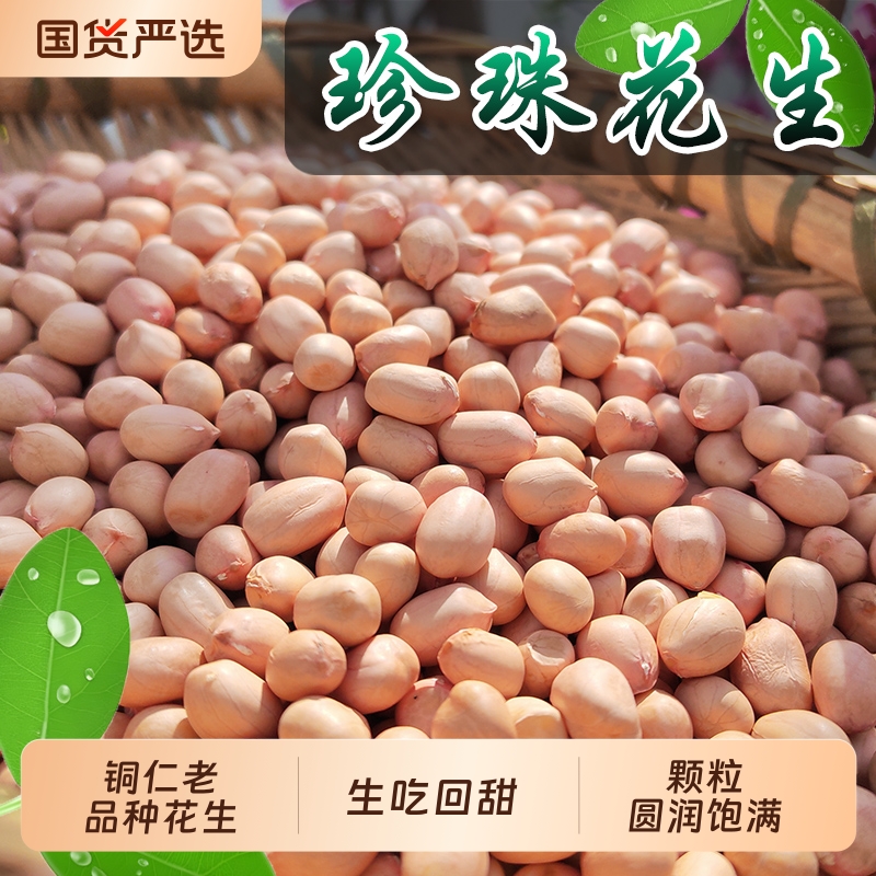 贵州铜仁特产小珍珠花生260g农家自留种老品种花生米生的原味本地