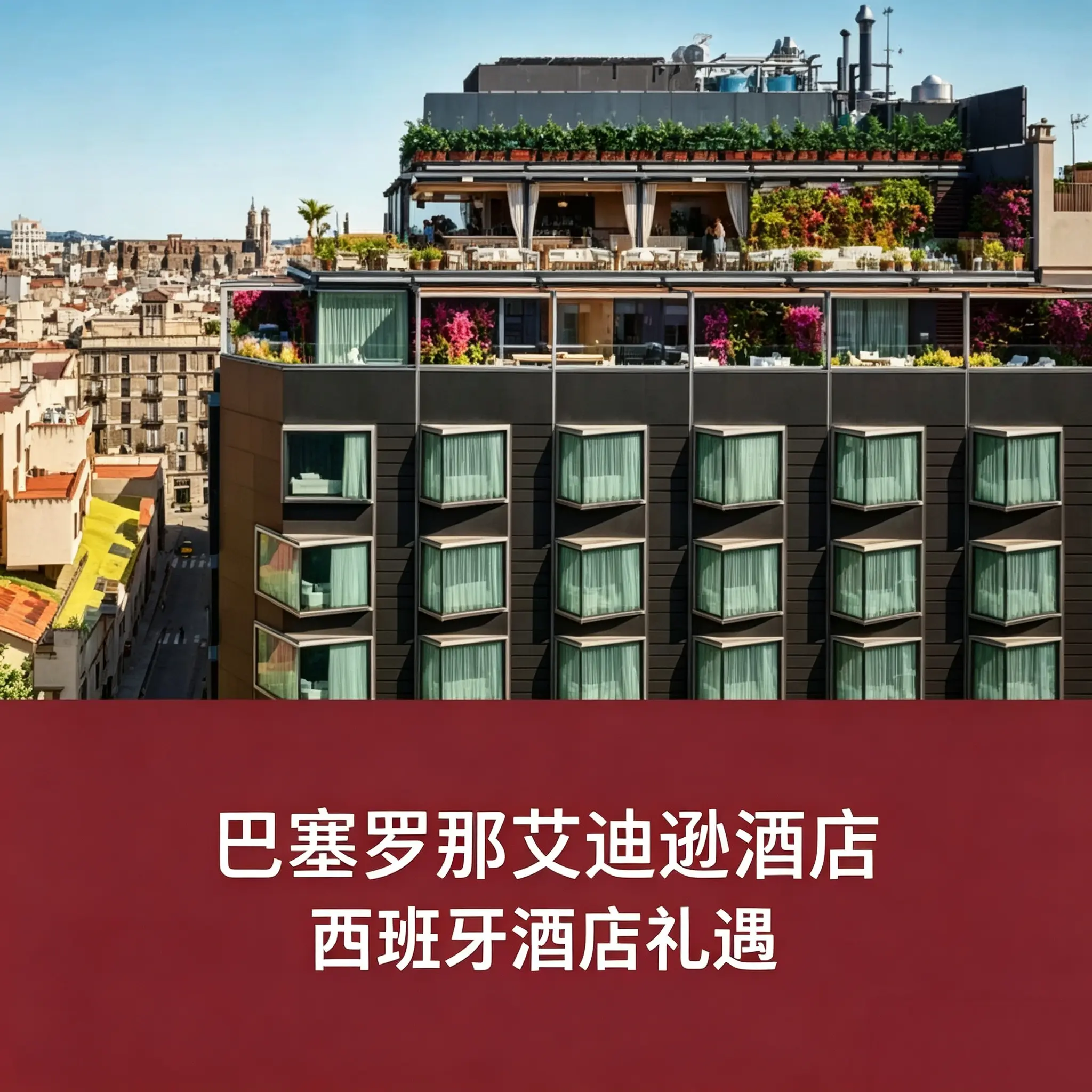 西班牙巴塞罗那艾迪逊酒店代订 境外酒店套餐