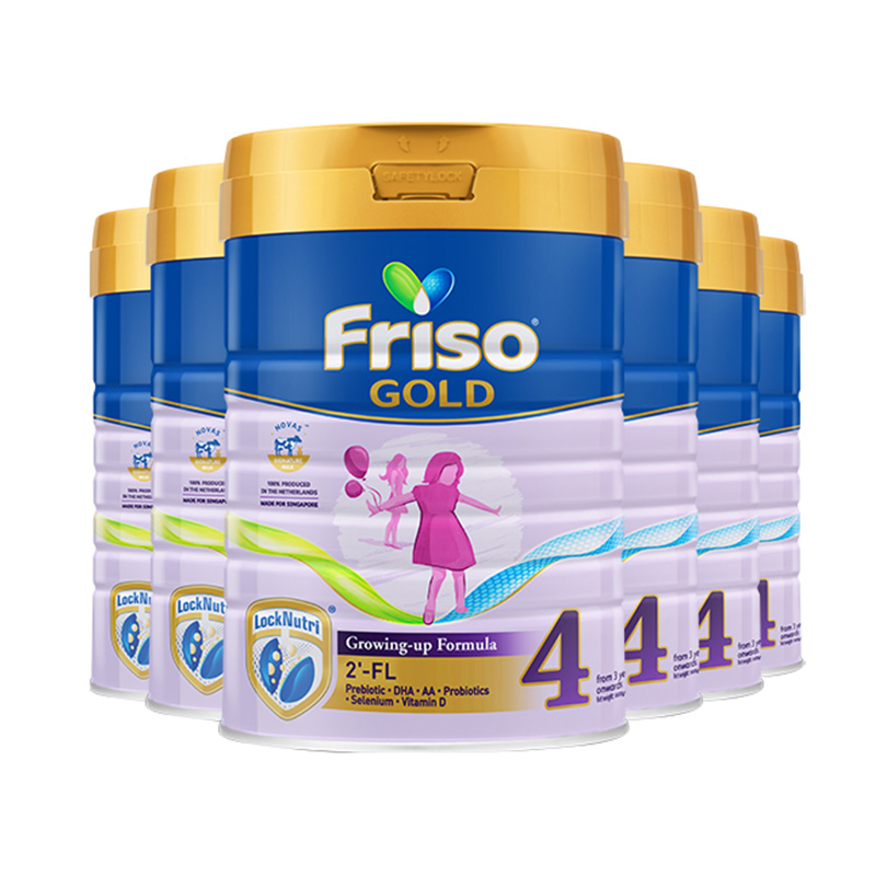 4段婴儿奶粉罐装进口900g*6罐装