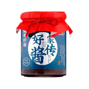 渡江宴蟹黄虾酱180g鲜活青虾螃蟹微辣拌面酱下饭调味拌饭酱