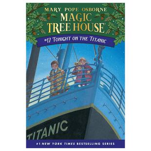 英文原版 神奇树屋17:泰坦尼克号惊魂夜 Magic Tree House: Tonight on the Titanic