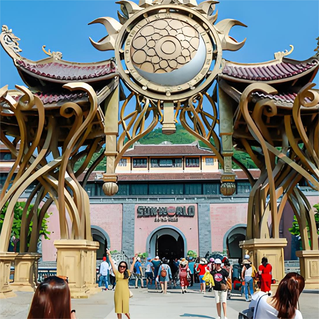 [岘港巴拿山-大门票+往返缆车+午餐券]电子凭证验证使用