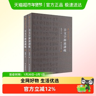 中国美术学院书法教材 古文字源流讲疏全2册 书法理论艺术教程