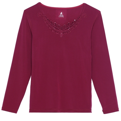 铜牛秋冬保湿美肤领花送礼内衣