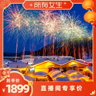 【6人团】【无购物】哈尔滨亚布力雪乡5天4晚跟团游 纯玩6人小团