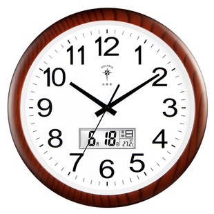 北极星钟表挂钟客厅2025新款家用大气日本精工机芯新中式石英时钟