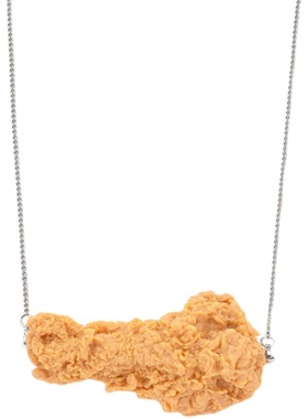 pdstyle大张伟鸡腿土酷情侣项链