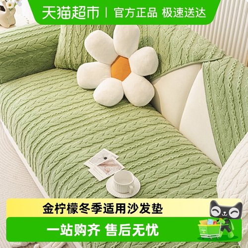 金柠檬居家布艺沙发垫