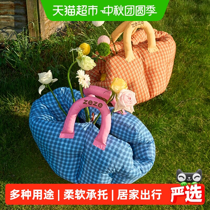 ZEZE宠物车载窝单手可提饱满承托图片