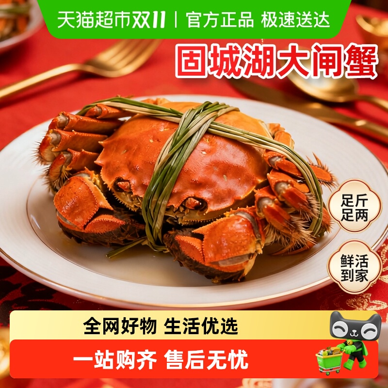 渔传播固城湖大闸蟹礼盒
