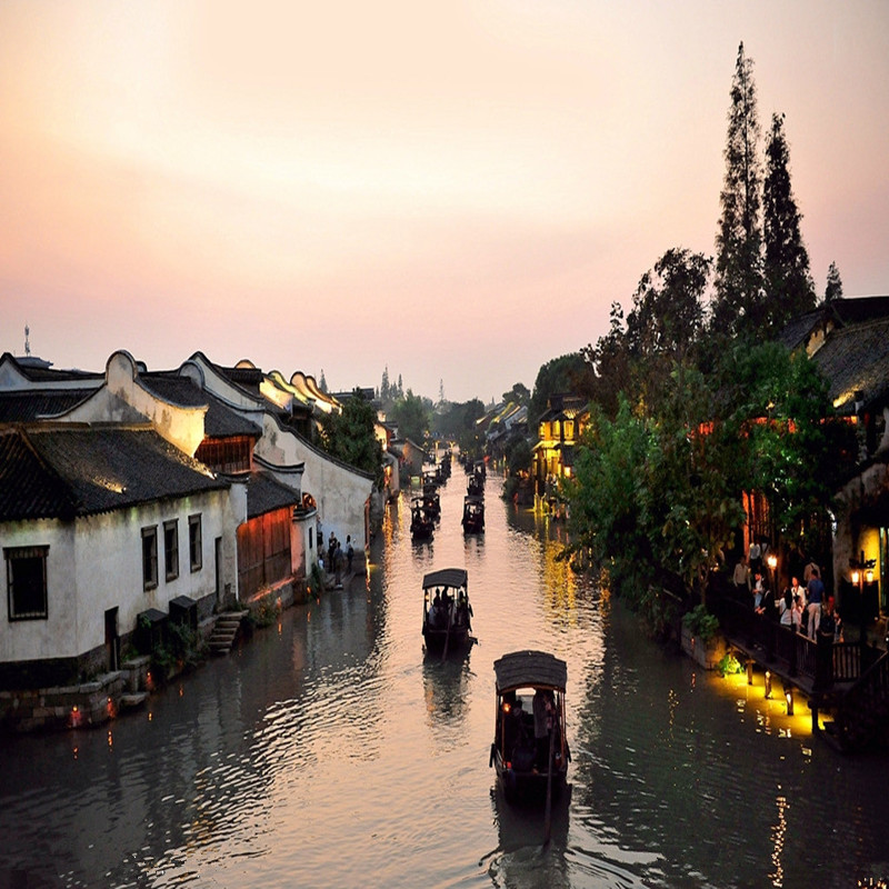 华东旅游5天4晚跟团 狮子林周庄南浔古镇鲁迅故居乌镇