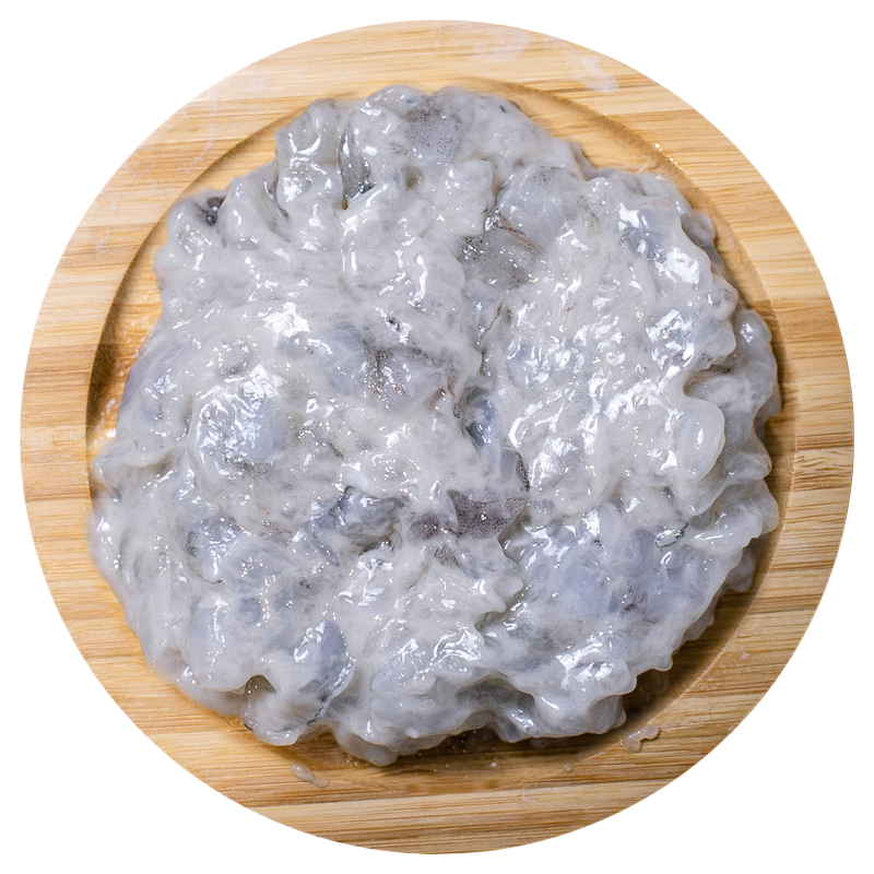 新鲜虾滑10袋青虾滑鲜冻火锅食材挤袋海底豆捞手打丸即食商用冷冻