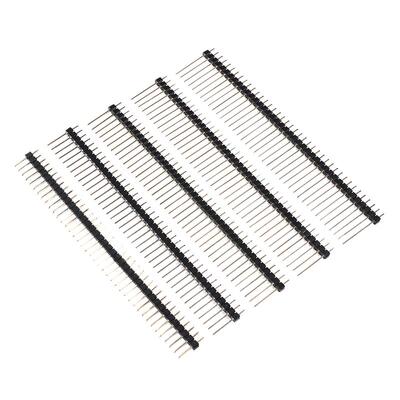 间距铜镀金单排加长插针