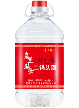 散白酒二锅头白酒高度纯粮食68度5L桶装泡酒专用