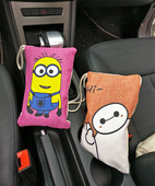 竹炭包汽车用卡通公仔活性炭包新车除异味除甲醛车内去味用品碳包