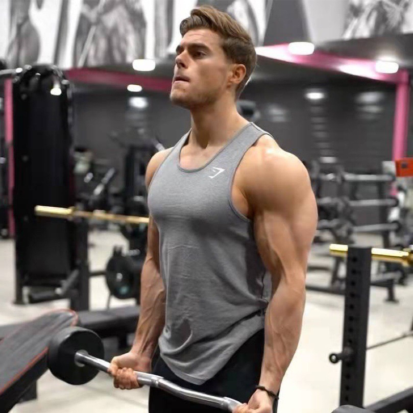 Gymshark克里斯同款鲨鱼健身运动弹力背心欧美码