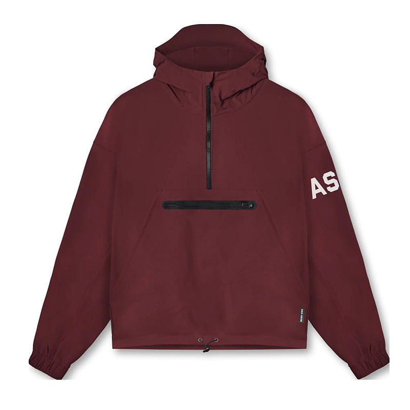 ASRV SOLID COLOR HOODED SWEATER FITNESS SPORTS LOOSE LARGE SIZE HOODIE ZIPPER JACKET [GB SIZE]