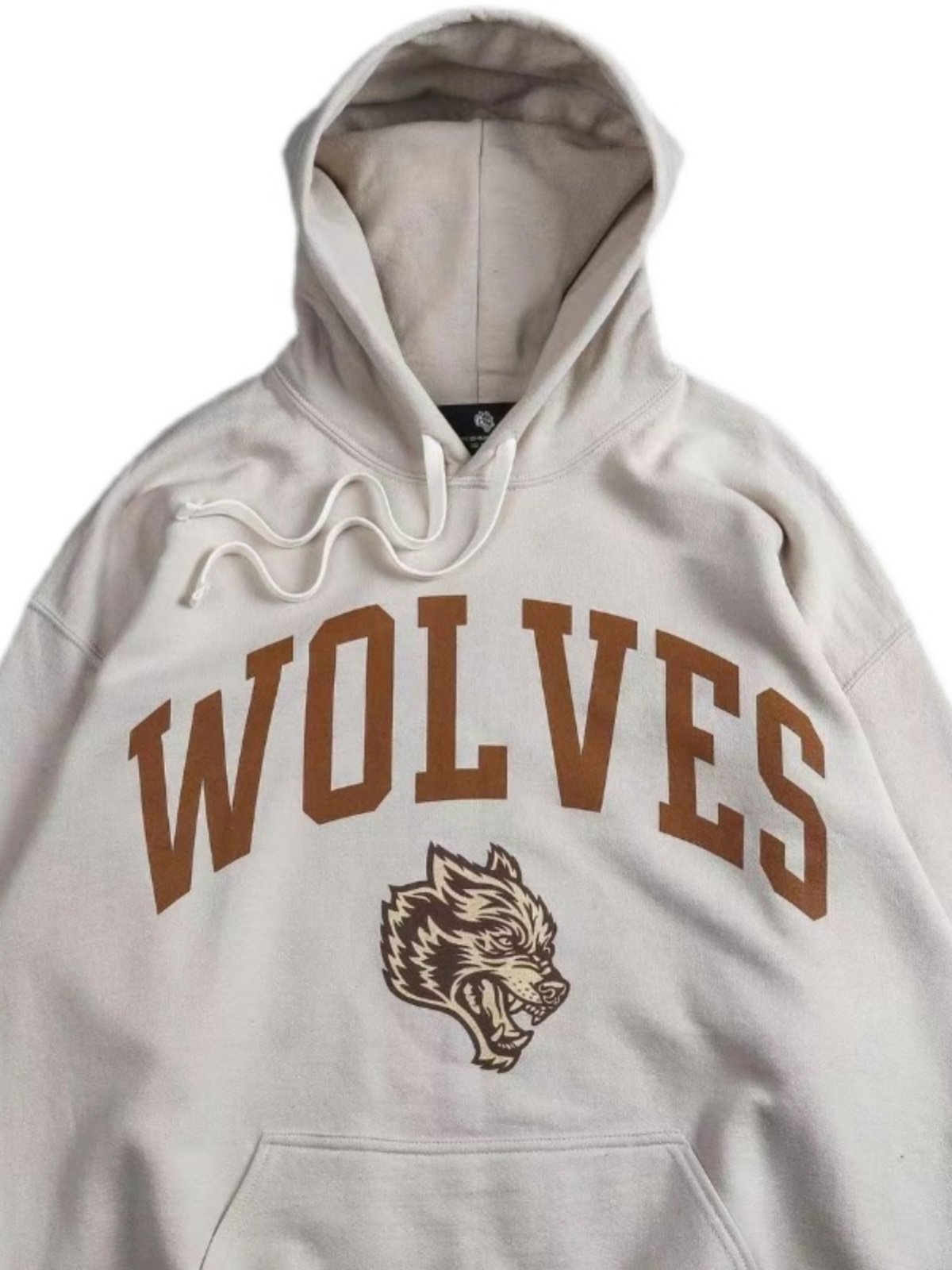 DARCSPOR BIG WAVE BROTHER WOLF HEAD SWEATSHIRT FITNESS & BODYBUILDING AUTUMN & WINTER HEAVY HOODED LONG SLEEVE [EUR & US]