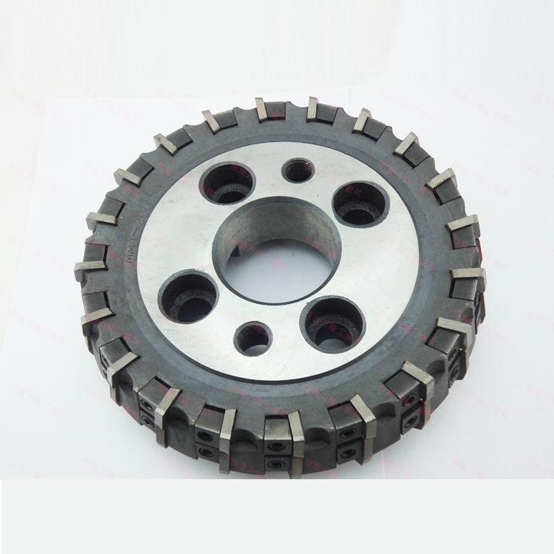密齿铣刀盘刀垫双压块75度多齿80