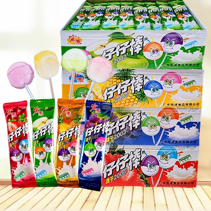 宏源仔仔棒儿童棒棒糖网红爆款8090儿时怀旧回忆小零食糖果