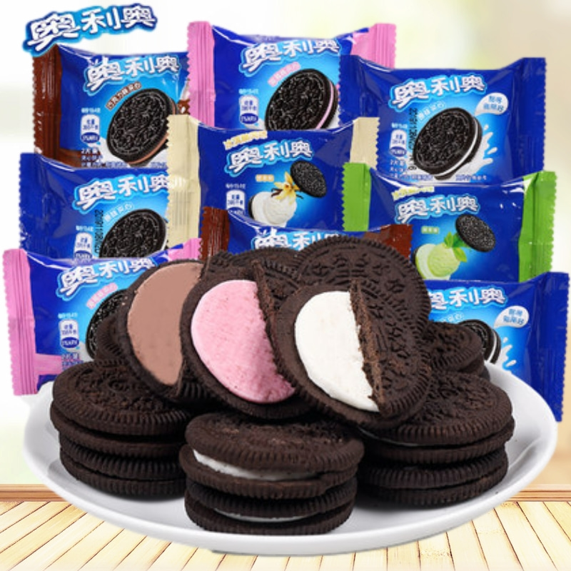 亿滋奥利奥饼干巧克力夹心奶油草莓早餐糕点心儿童解饿零食大礼包