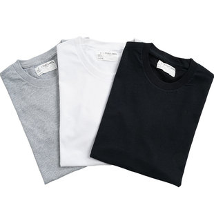 清仓特价维托摩瑞FAATLABEL纯棉短袖阿美咔叽复古纯色休闲短袖T恤