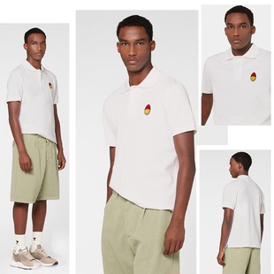 清仓特价维托摩瑞FAATLABEL纯棉短袖阿美咔叽复古翻领短袖POLO衫