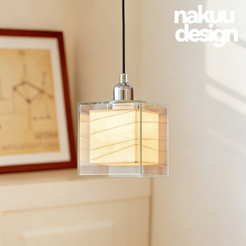 侘寂风包的！ANdAZ宣纸方块吊灯