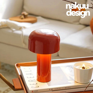 意大利bellhop蘑菇台灯充电多色床头卧室婚房少女礼物氛围 小夜灯