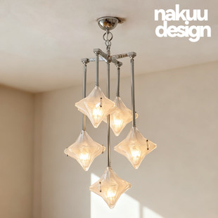 法式 Deco星星吊灯玄关走廊儿童房卧室设计师少女氛围创意 中古Art