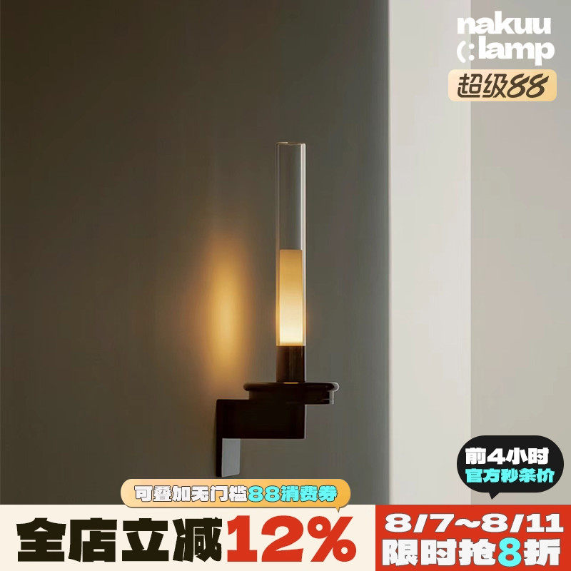 西班牙中古法式Santa覆古烛台壁灯走廊书房床头灯可拆卸 充电台灯
