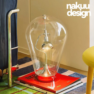 中古包豪斯Blow灯泡玻璃台灯卧室床头书房创意触摸北欧客厅氛围灯