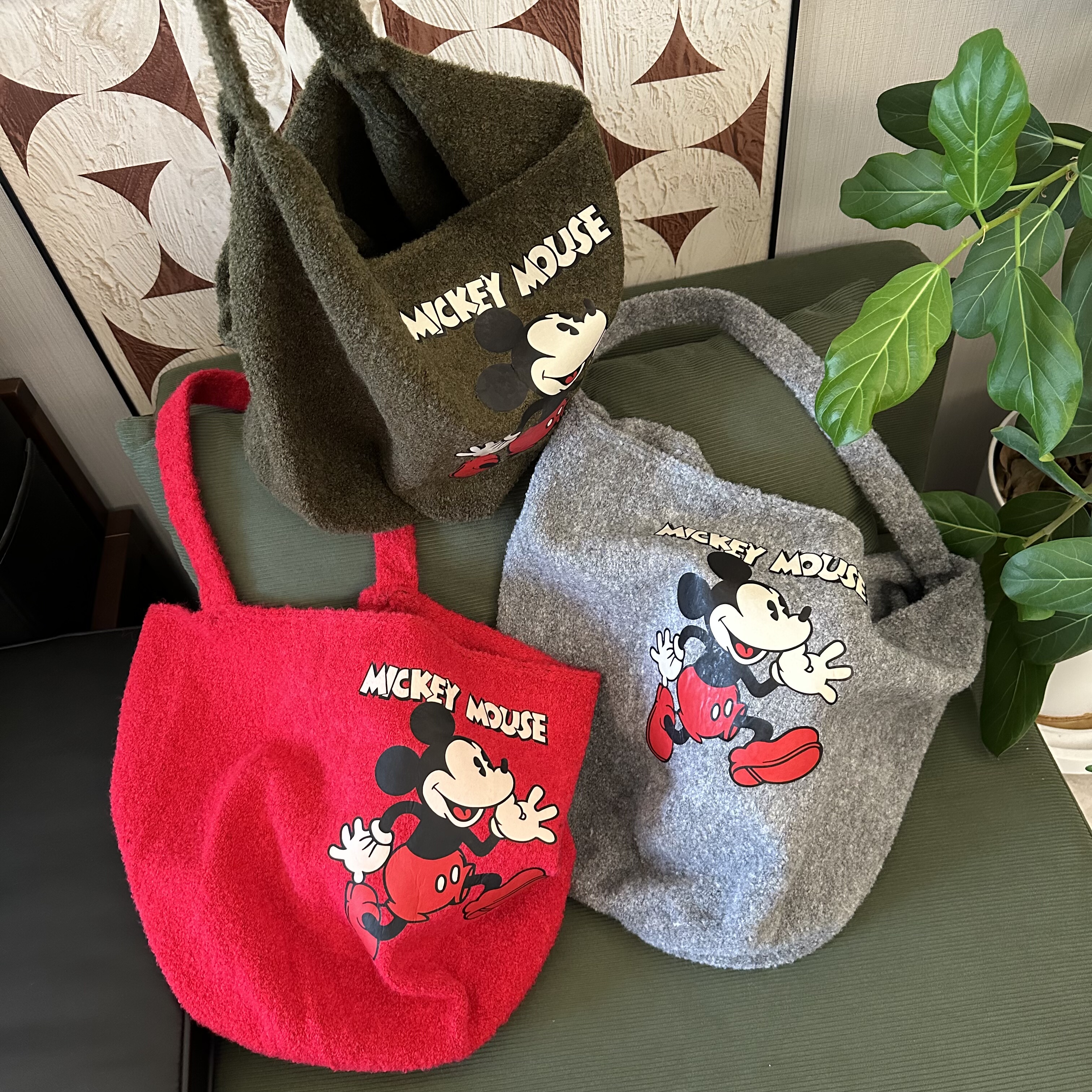 25Ann studio2025韩版时尚休闲百搭大容量卡通米奇印花单肩斜挎包