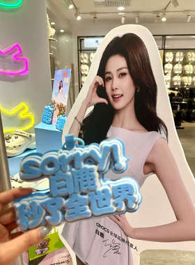 白鹿同款蓝色应援牌sorry我坦白鹿秒了全世界动漫挂件挂饰钥匙扣