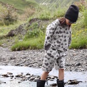 超值bi入亲子装 Buton 男女童中性款 爱心提花毛衣套装 Kids